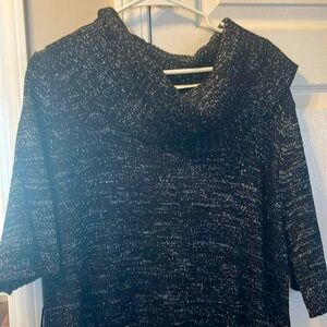 Cow neck collar dress